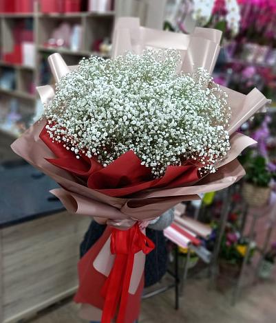 Букет цветов из: Гипсофила в Решетниково