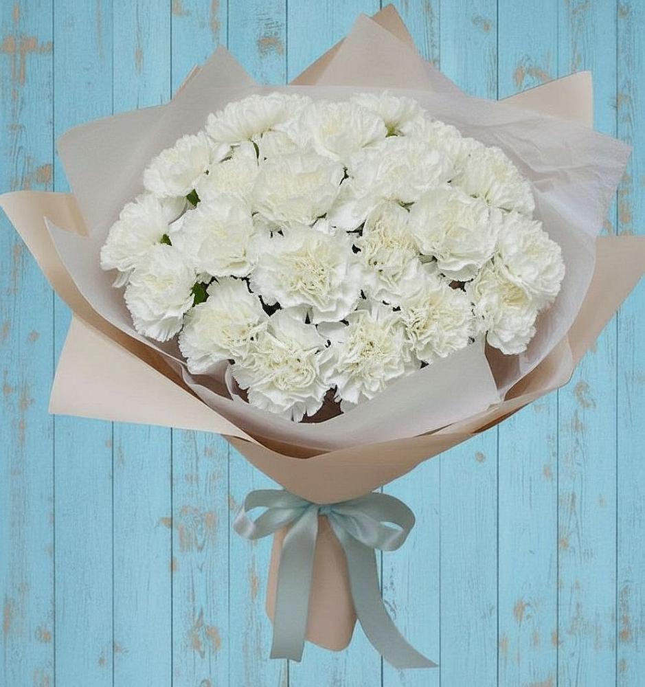 Букет цветов из: Гвоздики в Решетниково