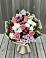 Букет цветов из: Альстромерии, Гвоздики, Розы и Хризантемы в Решетниково