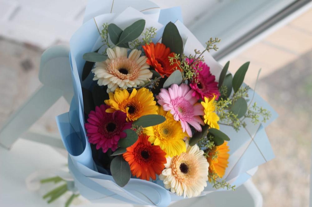 Букет цветов из: Герберы в Решетниково