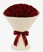 Букет 101 Бордовая роза Блэк Бакарра в Решетниково