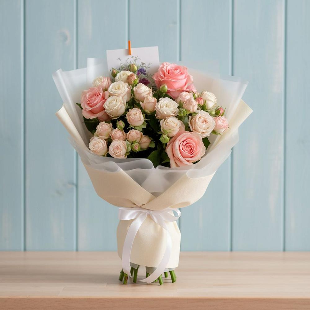 Букет цветов из: Розы в Решетниково