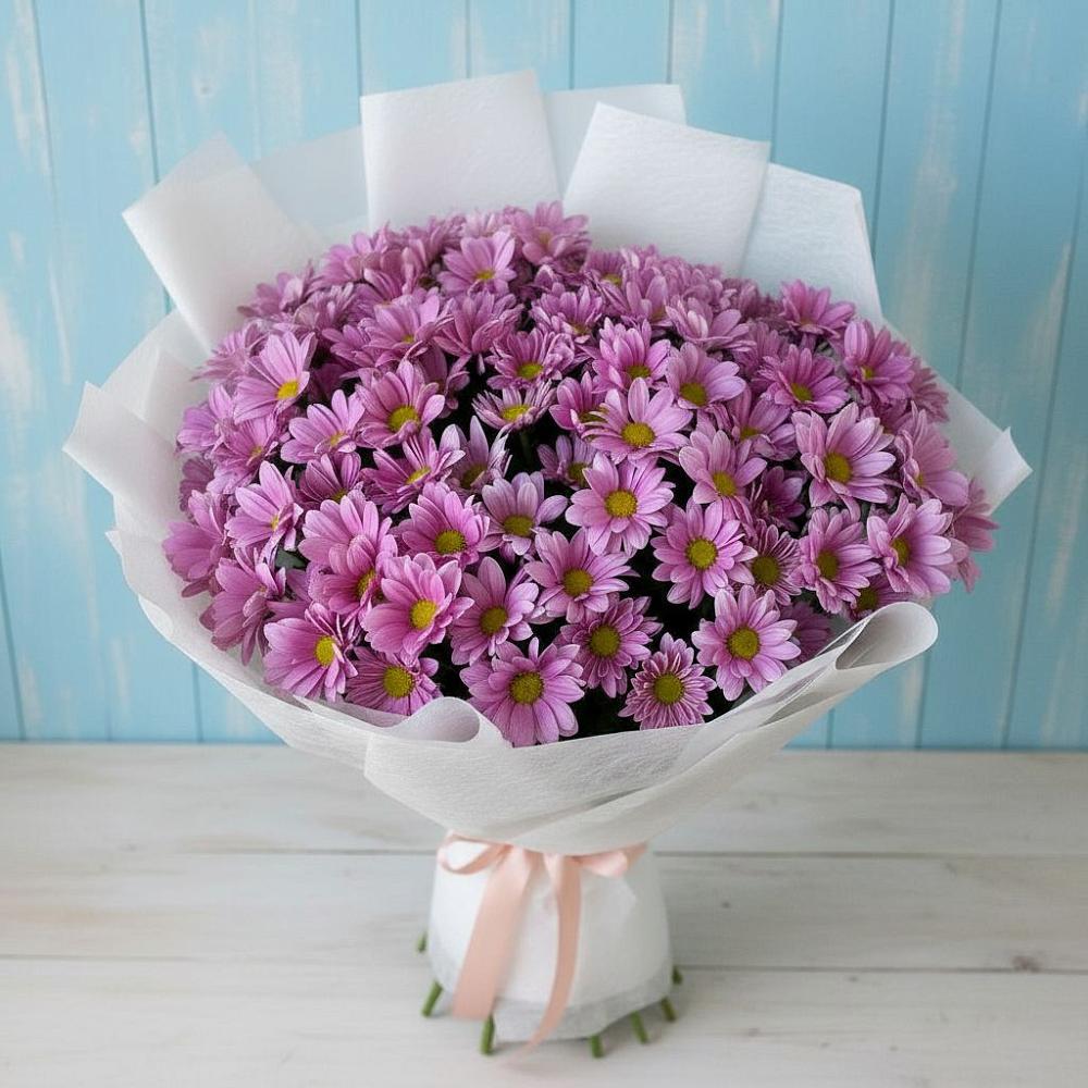 Букет цветов из: Хризантемы в Решетниково