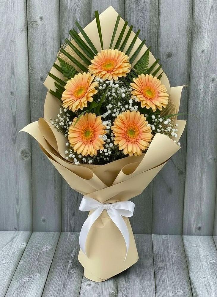 Букет цветов из: Герберы в Решетниково