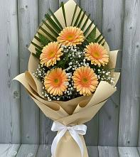 Букет цветов из:  Герберы #REPLACE_PRED# Решетниково