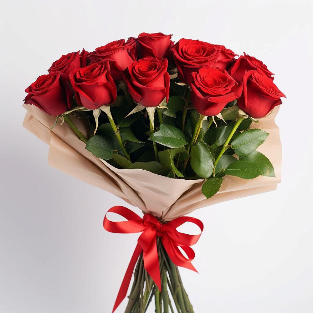 Букет 11 Красных роз Эдлесс Лав в Решетниково